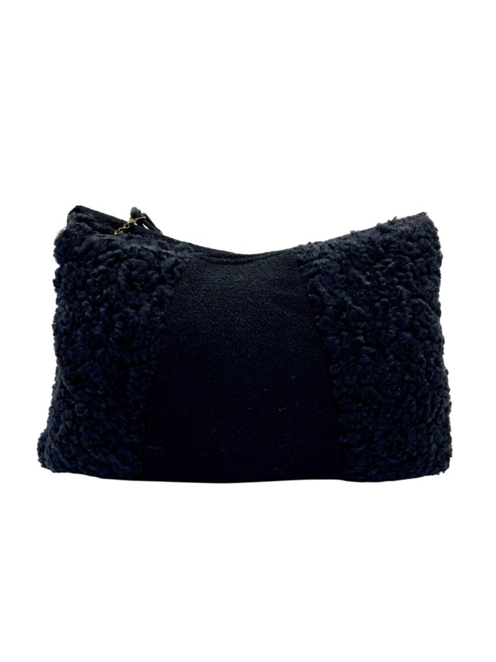 Unbranded Black Fabric And Yarn Wristlet